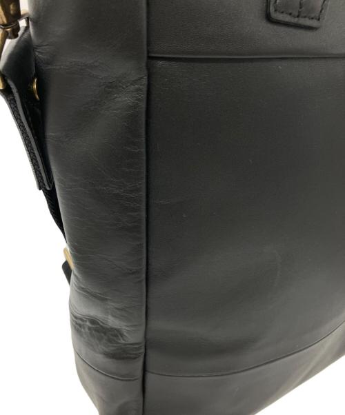 master-piece（マスターピース）master-piece (マスターピース) レザートートバッグ ブラックの古着・服飾アイテム