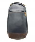 master-pieceマスターピース）の古着「スリングバッグ」｜ネイビー×ブラウン