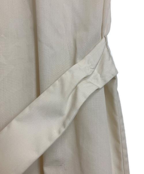 theory（セオリー）theory (セオリー) シャツ プリーツ ラップ ドレス アイボリーの古着・服飾アイテム