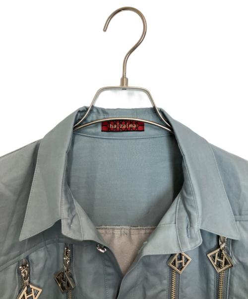 hazama（ハザマ）hazama (ハザマ) 調律シャツ グレー サイズ:Sの古着・服飾アイテム