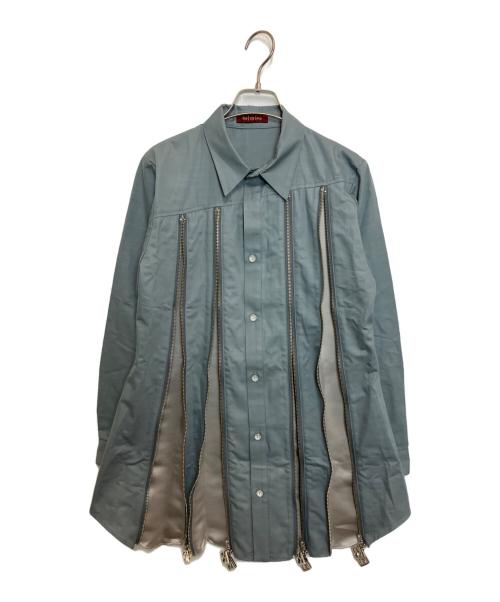 hazama（ハザマ）hazama (ハザマ) 調律シャツ グレー サイズ:Sの古着・服飾アイテム