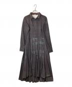 hazamaハザマ）の古着「絶対不可侵のワンピース」｜グレー