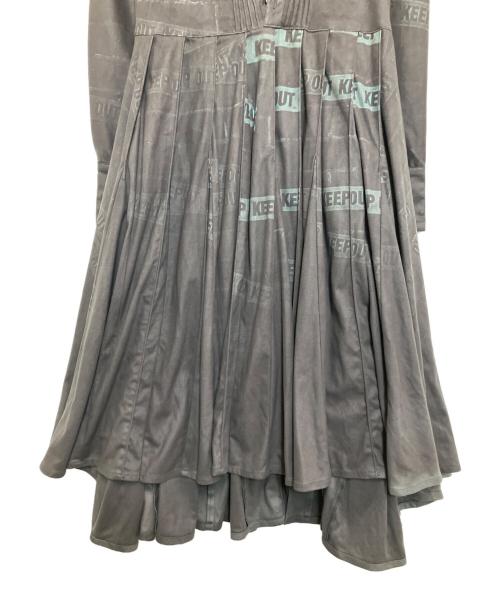 hazama（ハザマ）hazama (ハザマ) 絶対不可侵のワンピース グレー サイズ:Sの古着・服飾アイテム