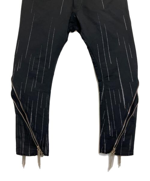 hazama（ハザマ）hazama (ハザマ) 星降るるスキニーパンツ ブラック サイズ:XXSの古着・服飾アイテム