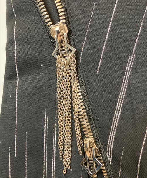 hazama（ハザマ）hazama (ハザマ) 星降るるスキニーパンツ ブラック サイズ:XXSの古着・服飾アイテム