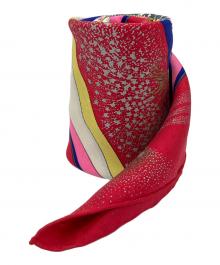 HERMES（エルメス）の古着「シルクスカーフ」｜ホワイト×レッド