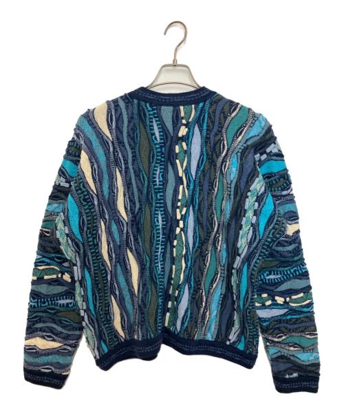 Coogi（クージー）Coogi (クージー) 厚手ニット ブルー サイズ:Mの古着・服飾アイテム