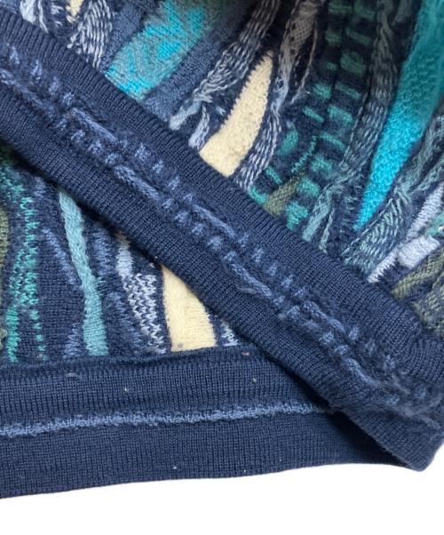 Coogi（クージー）Coogi (クージー) 厚手ニット ブルー サイズ:Mの古着・服飾アイテム