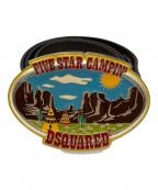 DSQUARED2ディースクエアード）の古着「ファイブスターキャンプ ベルト」｜ダークブラウン