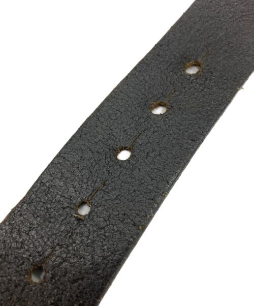 DSQUARED2（ディースクエアード）DSQUARED2 (ディースクエアード) ロゴバックルベルト アイボリー×ブラックの古着・服飾アイテム