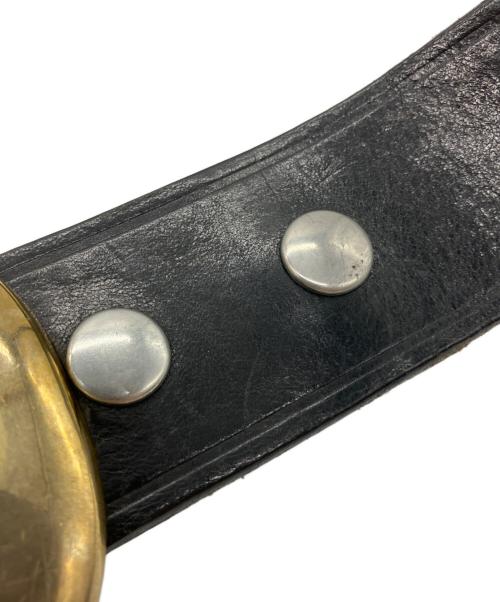 DSQUARED2（ディースクエアード）DSQUARED2 (ディースクエアード) ロゴバックルベルト アイボリー×ブラックの古着・服飾アイテム