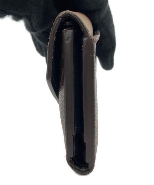 LOUIS VUITTON（ルイ ヴィトン）LOUIS VUITTON (ルイ ヴィトン) 3つ折り財布 ブラウン×ベージュの古着・服飾アイテム