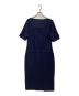 serpentina（セルペンティナ）の古着「半袖ワンピース」｜ネイビー