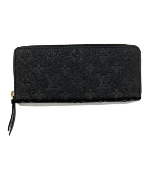 LOUIS VUITTON（ルイ ヴィトン）LOUIS VUITTON (ルイ ヴィトン) ラウンドファスナー財布 ブラックの古着・服飾アイテム