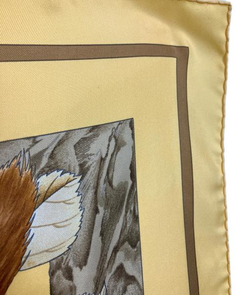 HERMES（エルメス）HERMES (エルメス) シルクスカーフ イエローの古着・服飾アイテム