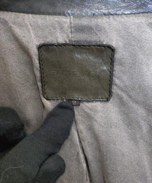 ISAMU KATAYAMA BACKLASH（イサムカタヤマ・バックラッシュ）ISAMU KATAYAMA BACKLASH (イサムカタヤマ・バックラッシュ) ジャパンホースダブルライダースジャケット ブラック サイズ:2の古着・服飾アイテム