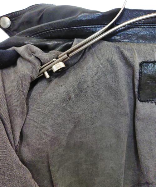 ISAMU KATAYAMA BACKLASH（イサムカタヤマ・バックラッシュ）ISAMU KATAYAMA BACKLASH (イサムカタヤマ・バックラッシュ) ジャパンホースダブルライダースジャケット ブラック サイズ:2の古着・服飾アイテム