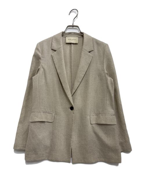 UNITED ARROWS（ユナイテッドアローズ）UNITED ARROWS (ユナイテッドアローズ) テーラードジャケット ベージュ サイズ:36の古着・服飾アイテム