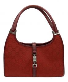 GUCCI（グッチ）の古着「ジャッキー　ハンドバッグ」｜レッド
