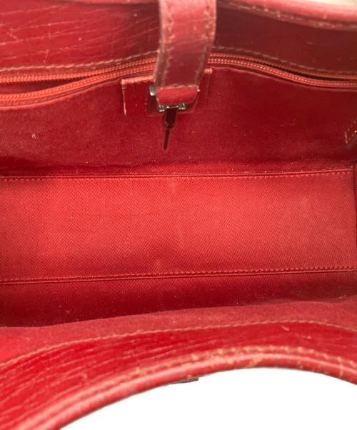 GUCCI（グッチ）GUCCI (グッチ) ジャッキー　ハンドバッグ レッドの古着・服飾アイテム