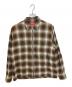 Supreme（シュプリーム）の古着「Shadow Plaid Flannel Zip Up Shirt」｜ブラウン
