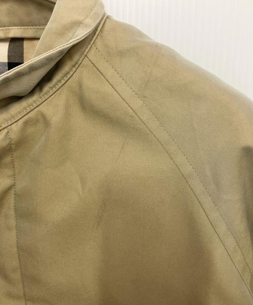 Gymphlex（ジムフレックス）Gymphlex (ジムフレックス) ダウンライナー ギャバジンスウィングコート ベージュ サイズ:Sの古着・服飾アイテム
