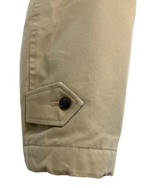 Gymphlex（ジムフレックス）Gymphlex (ジムフレックス) ダウンライナー ギャバジンスウィングコート ベージュ サイズ:Sの古着・服飾アイテム
