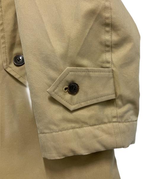 Gymphlex（ジムフレックス）Gymphlex (ジムフレックス) ダウンライナー ギャバジンスウィングコート ベージュ サイズ:Sの古着・服飾アイテム