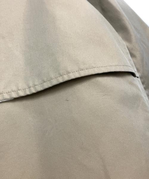 Gymphlex（ジムフレックス）Gymphlex (ジムフレックス) ダウンライナー ギャバジンスウィングコート ベージュ サイズ:Sの古着・服飾アイテム