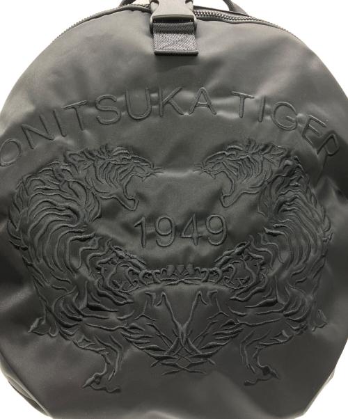 Onitsuka Tiger（オニツカタイガー）Onitsuka Tiger (オニツカタイガー) 刺繍バックパック ブラックの古着・服飾アイテム
