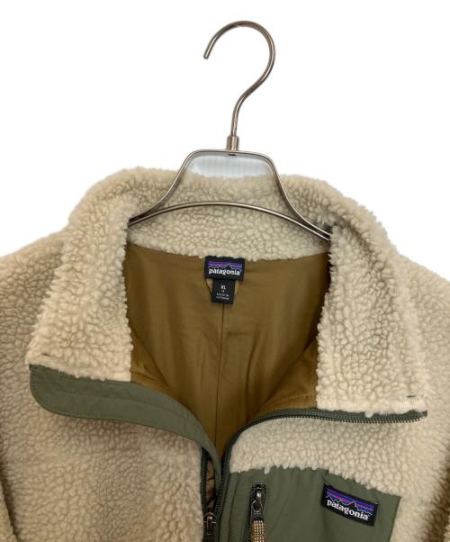 Patagonia（パタゴニア）Patagonia (パタゴニア) Retro-X Jacket ベージュ×グリーン サイズ:XLの古着・服飾アイテム
