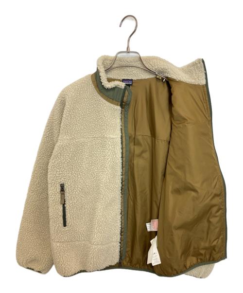 Patagonia（パタゴニア）Patagonia (パタゴニア) Retro-X Jacket ベージュ×グリーン サイズ:XLの古着・服飾アイテム