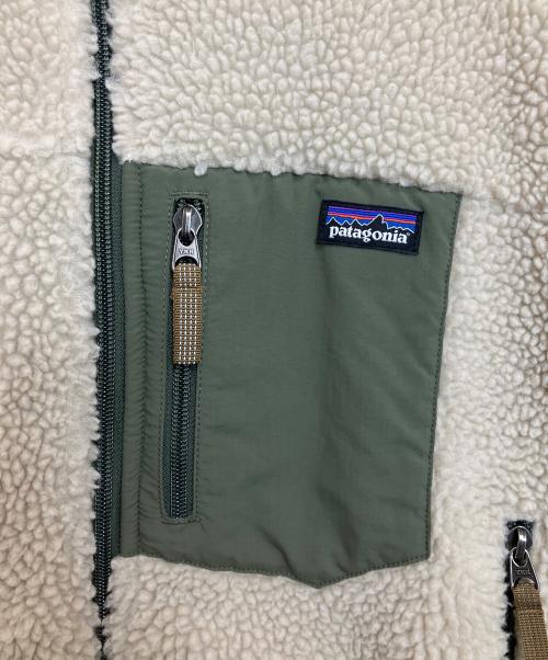 Patagonia（パタゴニア）Patagonia (パタゴニア) Retro-X Jacket ベージュ×グリーン サイズ:XLの古着・服飾アイテム