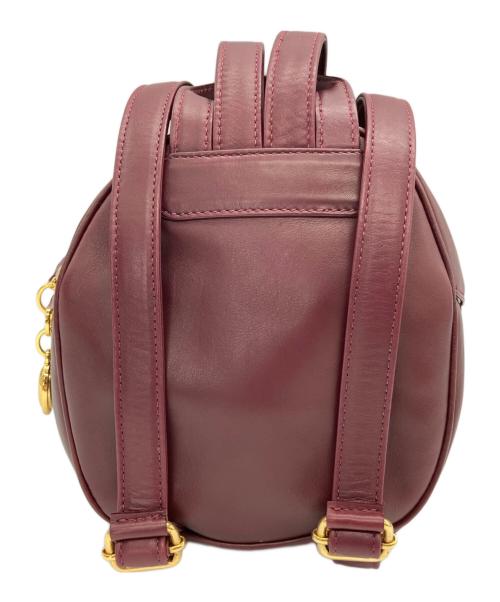 Christian Dior（クリスチャン ディオール）Christian Dior (クリスチャン ディオール) ミニリュック ボルドーの古着・服飾アイテム