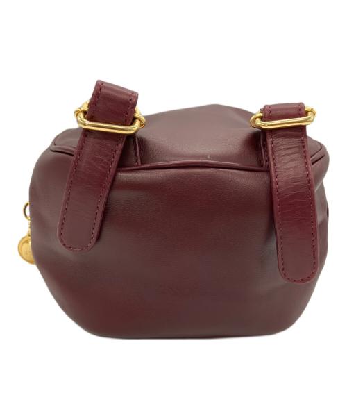 Christian Dior（クリスチャン ディオール）Christian Dior (クリスチャン ディオール) ミニリュック ボルドーの古着・服飾アイテム