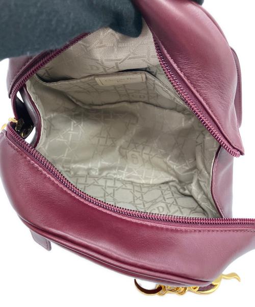 Christian Dior（クリスチャン ディオール）Christian Dior (クリスチャン ディオール) ミニリュック ボルドーの古着・服飾アイテム