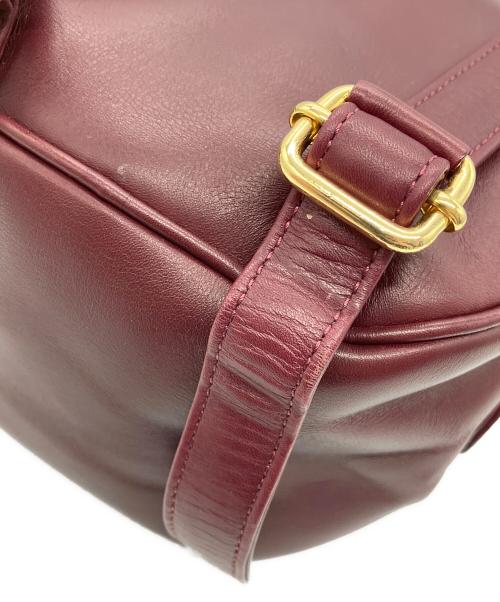 Christian Dior（クリスチャン ディオール）Christian Dior (クリスチャン ディオール) ミニリュック ボルドーの古着・服飾アイテム