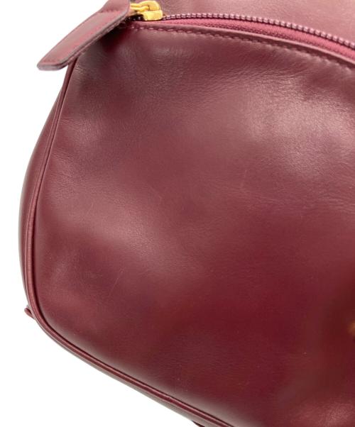 Christian Dior（クリスチャン ディオール）Christian Dior (クリスチャン ディオール) ミニリュック ボルドーの古着・服飾アイテム