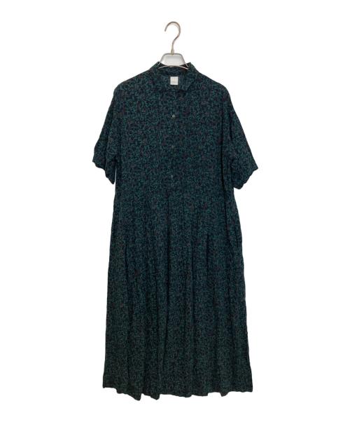 KAGURE（カグレ）KAGURE (カグレ) 小花柄プリントワンピース グリーン サイズ:Sの古着・服飾アイテム