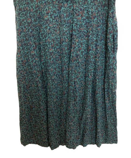 KAGURE（カグレ）KAGURE (カグレ) 小花柄プリントワンピース グリーン サイズ:Sの古着・服飾アイテム