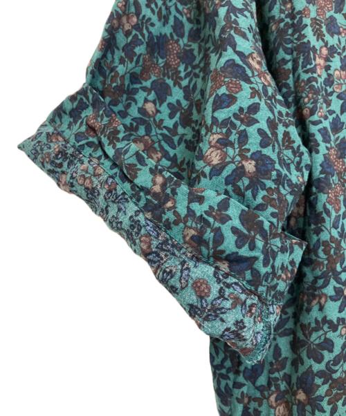 KAGURE（カグレ）KAGURE (カグレ) 小花柄プリントワンピース グリーン サイズ:Sの古着・服飾アイテム