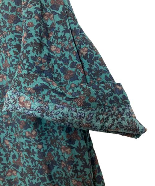 KAGURE（カグレ）KAGURE (カグレ) 小花柄プリントワンピース グリーン サイズ:Sの古着・服飾アイテム