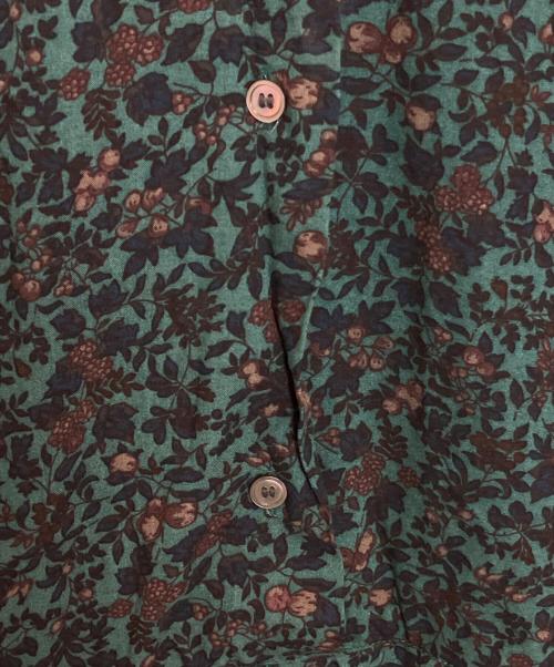 KAGURE（カグレ）KAGURE (カグレ) 小花柄プリントワンピース グリーン サイズ:Sの古着・服飾アイテム