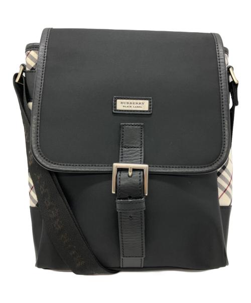 BURBERRY BLACK LABEL（バーバリーブラックレーベル）BURBERRY BLACK LABEL (バーバリーブラックレーベル) ショルダーバッグ ブラックの古着・服飾アイテム