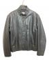 ARMANI COLLEZIONI（アルマーニ コレツィオーニ）の古着「レザージャケット」｜ブラック