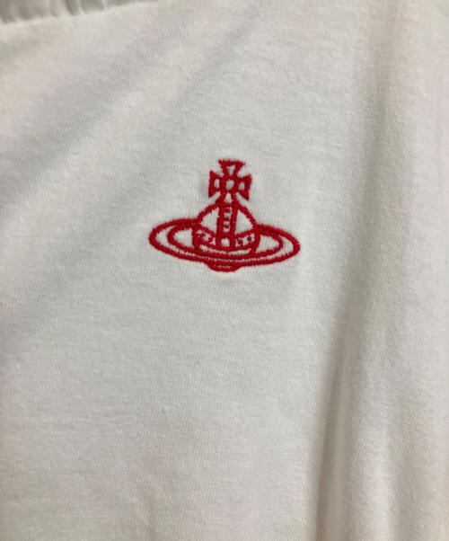 Vivienne Westwood（ヴィヴィアンウエストウッド）Vivienne Westwood (ヴィヴィアンウエストウッド) 半袖ワンピース ホワイト サイズ:M 未使用品の古着・服飾アイテム