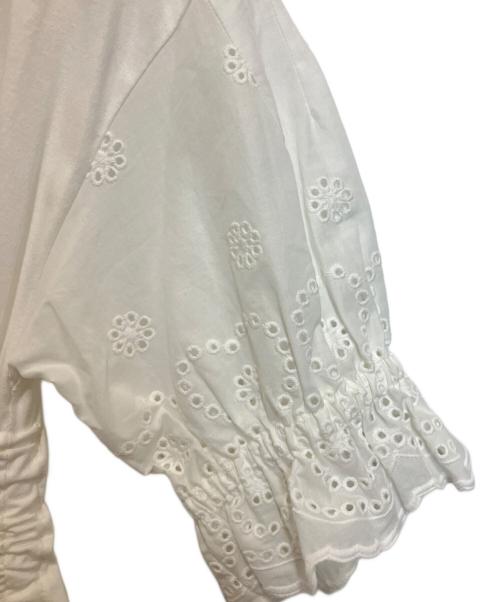 Vivienne Westwood（ヴィヴィアンウエストウッド）Vivienne Westwood (ヴィヴィアンウエストウッド) 半袖ワンピース ホワイト サイズ:M 未使用品の古着・服飾アイテム