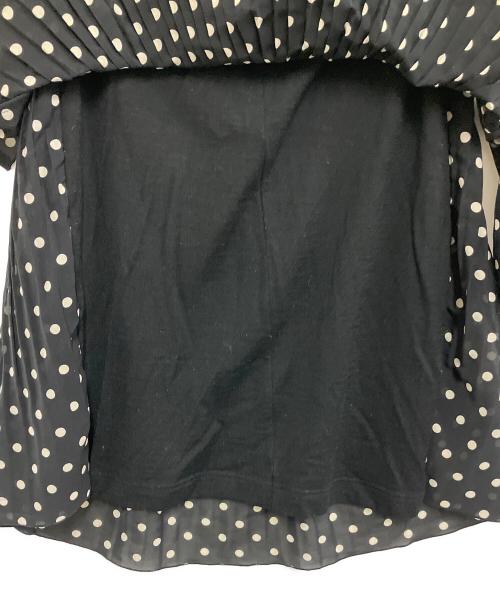 JUNYA WATANABE COMME des GARCONS（(ジュンヤワタナベ コムデギャルソン）JUNYA WATANABE COMME des GARCONS ((ジュンヤワタナベ コムデギャルソン) プリーツスカート ブラック×ホワイト サイズ:Sの古着・服飾アイテム