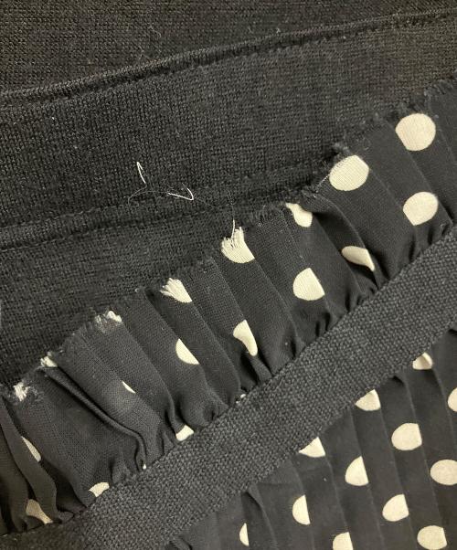 JUNYA WATANABE COMME des GARCONS（(ジュンヤワタナベ コムデギャルソン）JUNYA WATANABE COMME des GARCONS ((ジュンヤワタナベ コムデギャルソン) プリーツスカート ブラック×ホワイト サイズ:Sの古着・服飾アイテム