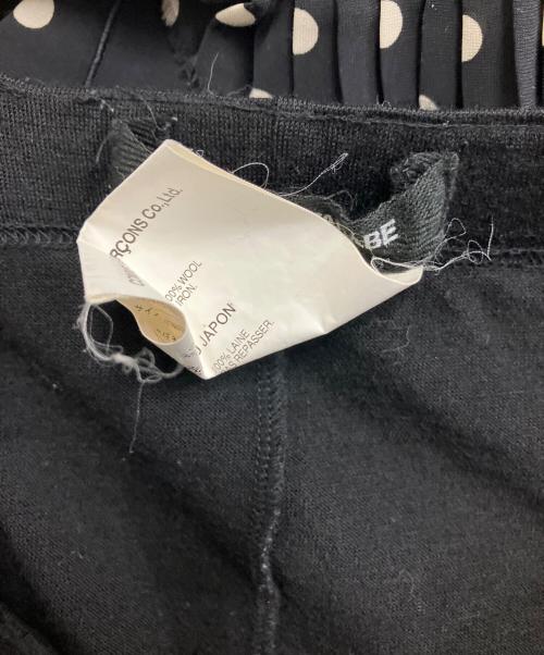 JUNYA WATANABE COMME des GARCONS（(ジュンヤワタナベ コムデギャルソン）JUNYA WATANABE COMME des GARCONS ((ジュンヤワタナベ コムデギャルソン) プリーツスカート ブラック×ホワイト サイズ:Sの古着・服飾アイテム